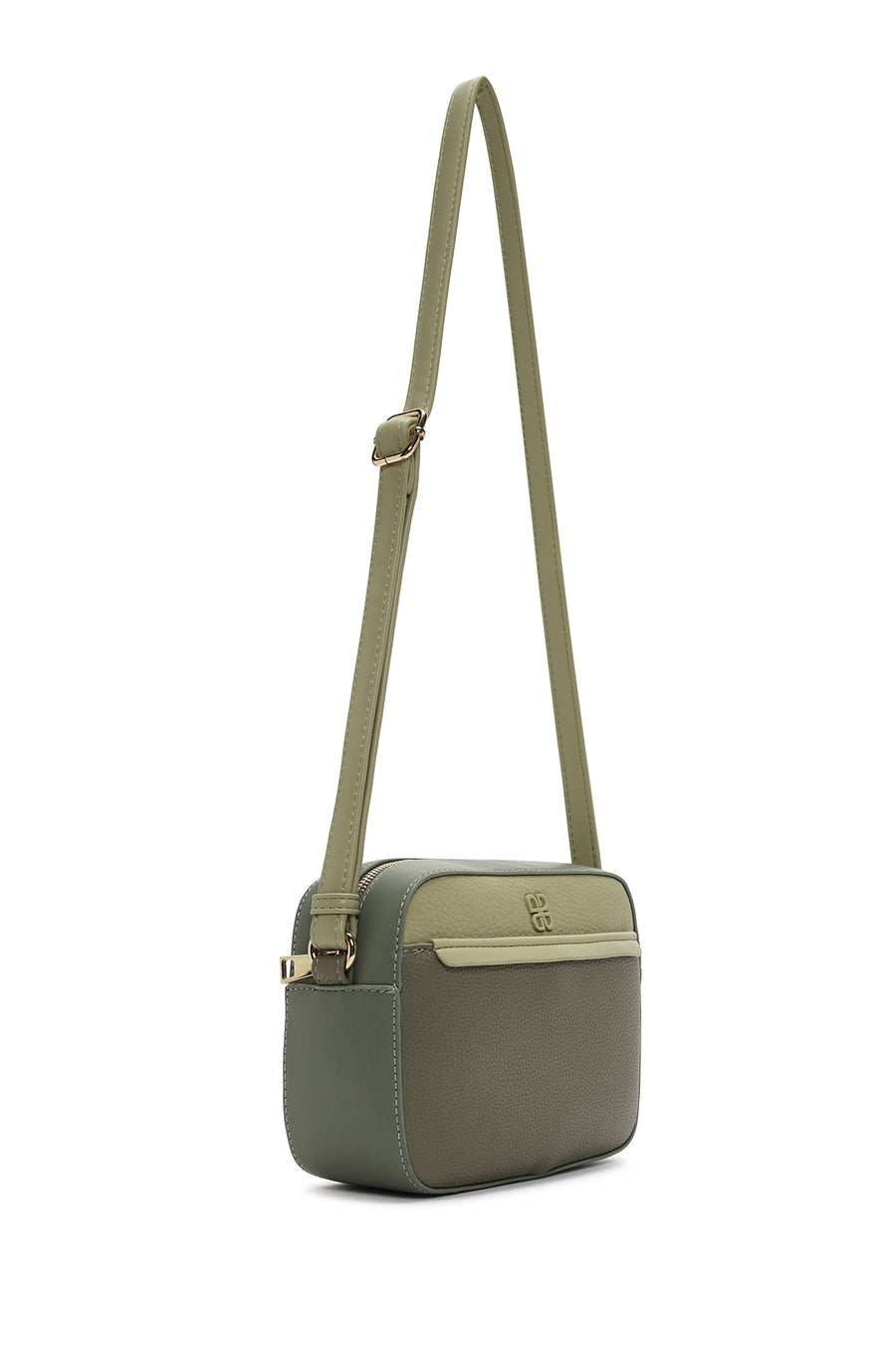 Women's Green Long Strap Crossbody Bag