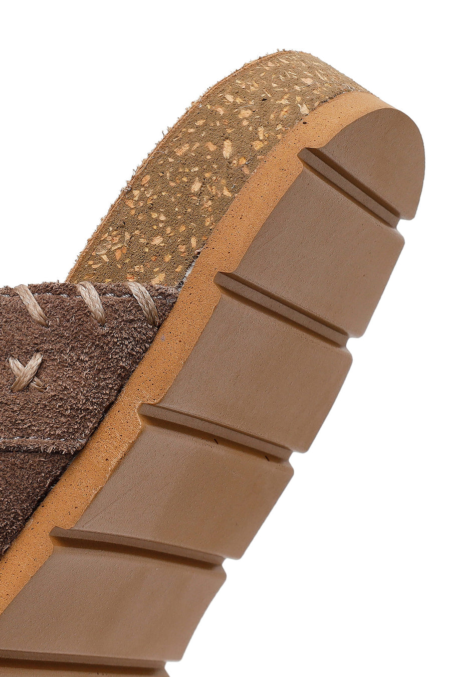 Women's Mink Tassel Suede Leather Slippers