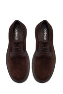 Male Brown Lace-up Suede Casual Shoes | Derimod