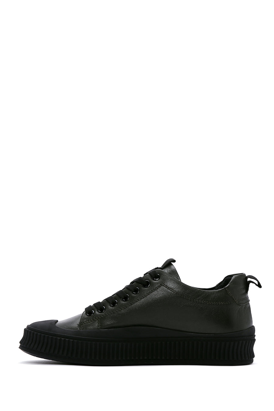 Men's Khaki Leather Sneaker