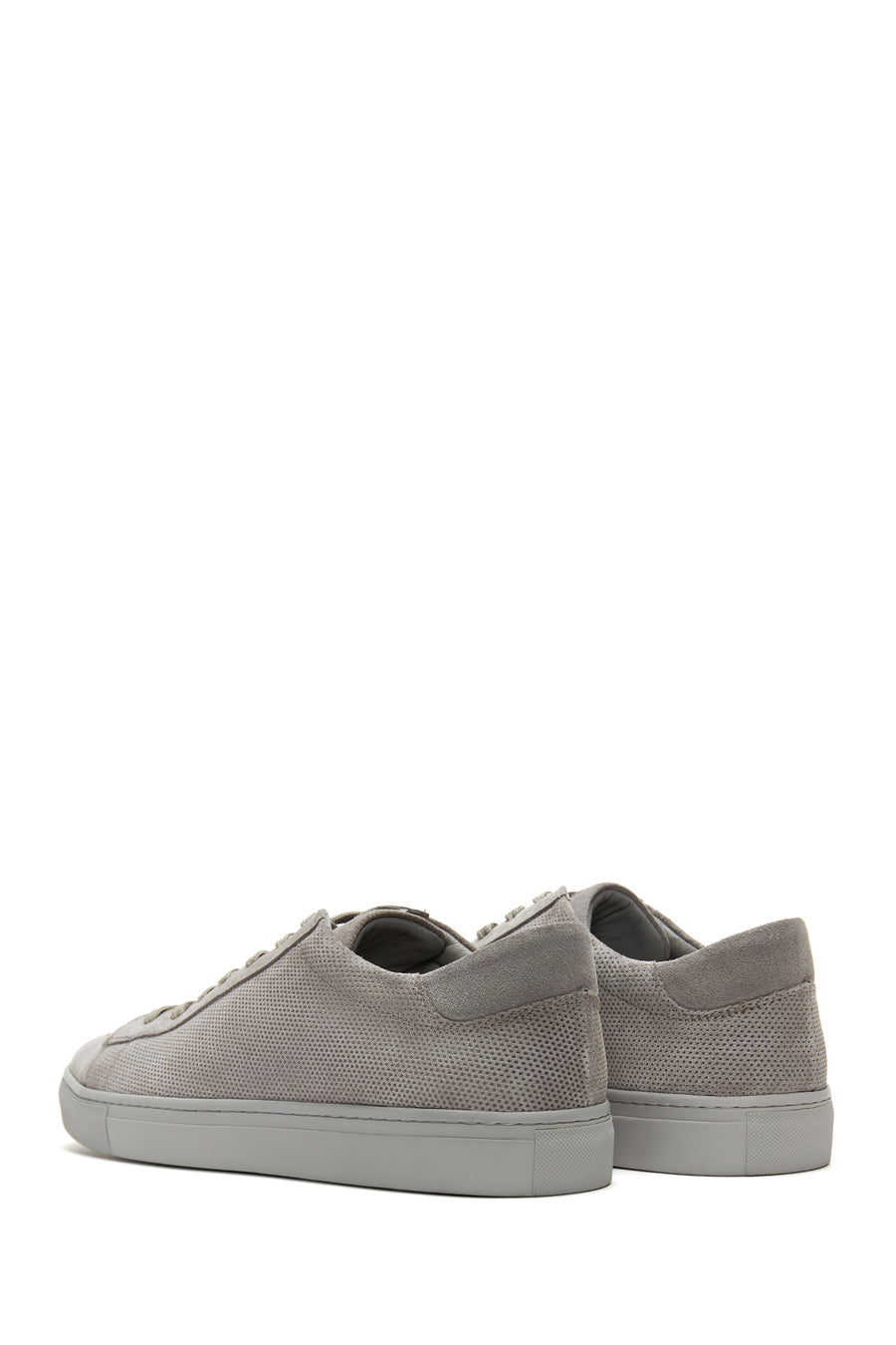 Men's Gray Leather Suede Sneaker