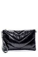 Women's Crinkled Patent Leather Portfolio | Derimod