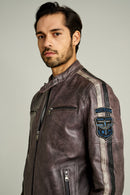Formula Men's Leather Jacket | Derimod