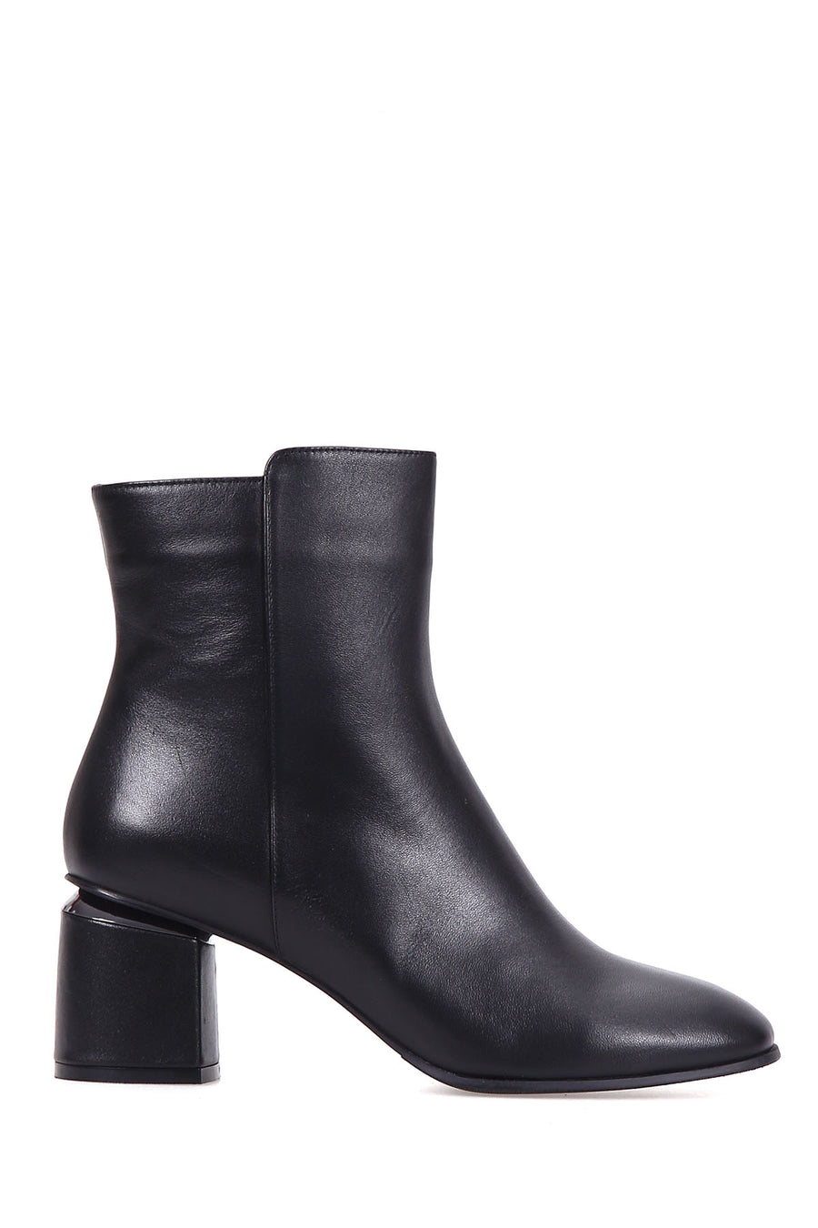Women's Heeled Leather Boots 18WFD186518 | Derimod
