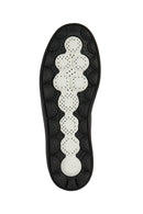 Geox Kadın Siyah Spherica Ecub-1 Bağcıklı Deri Sneaker | Derimod