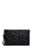 Women's Black Quilted Portfolio Bag | Derimod