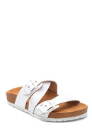 Women's Casual Leather Slippers | Derimod