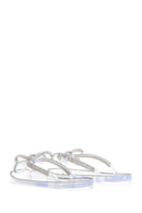 Women's Transparent Jelly Stone Slippers | Derimod