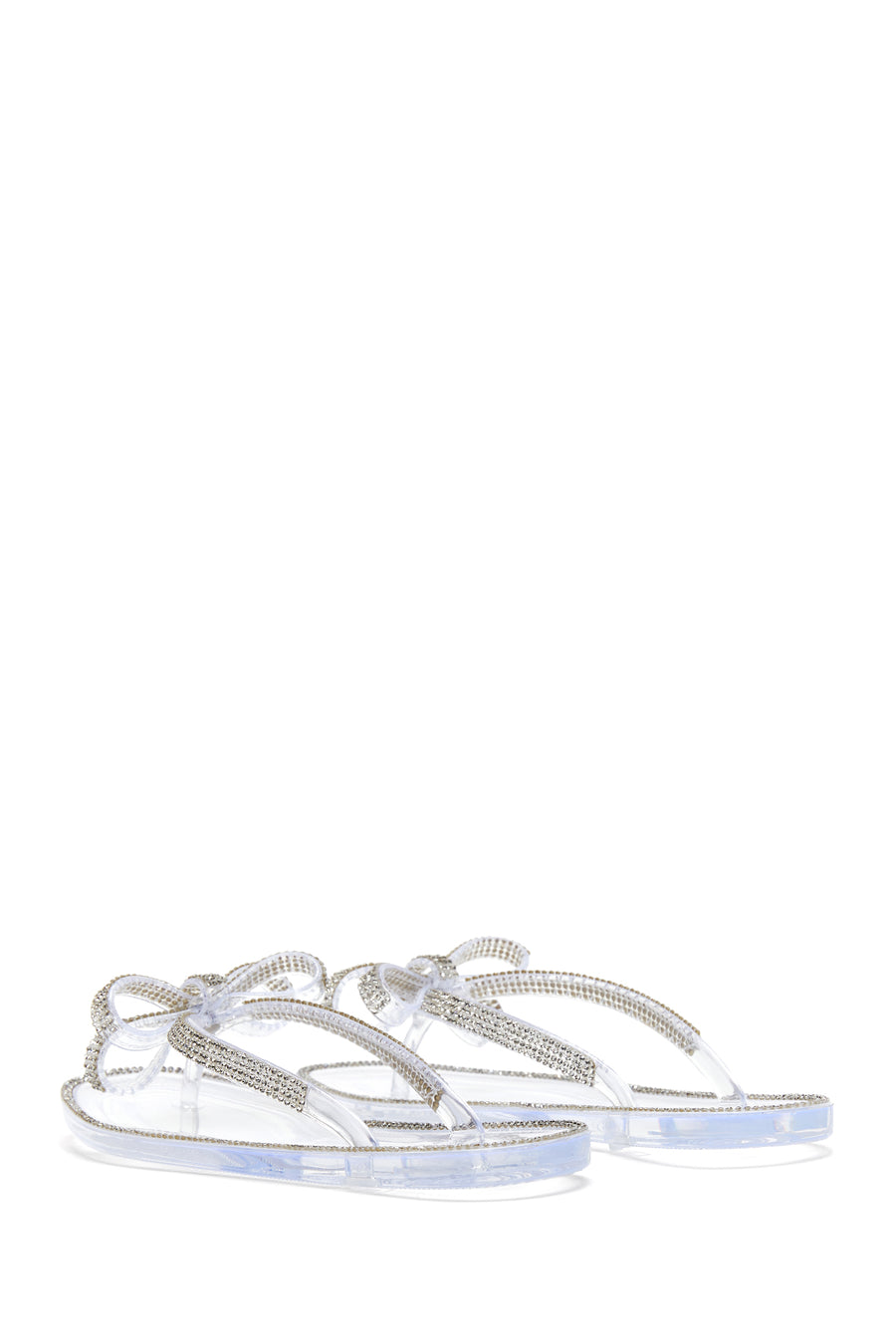 Women's Transparent Jelly Stone Slippers