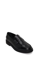 Erkek Siyah Deri Casual Loafer | Derimod