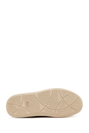 Male Beige Lace-Up Thick-Soled Suede Leather Casual Shoes | Derimod