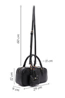 Women's Black Long Strap Handbag with Accessory Detail | Derimod