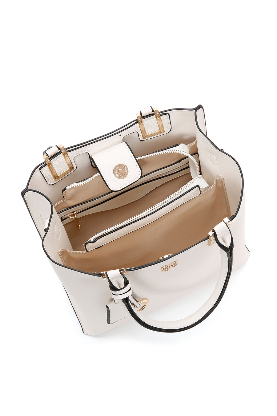 Women's Ecru Long Shoulder Bag