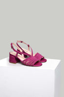 Women's Heeled Leather Sandals | Derimod