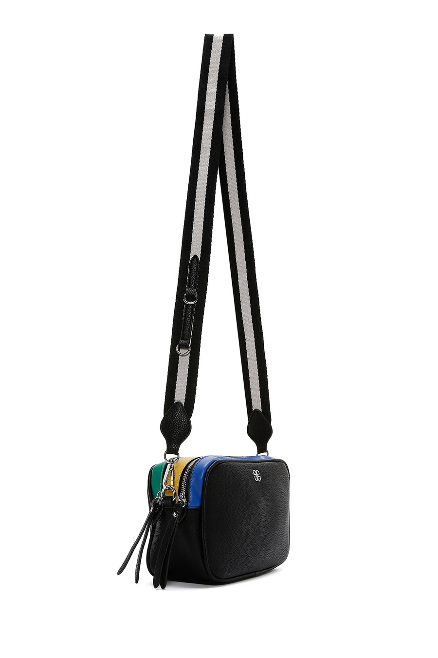Women's Black Long Strap Crossbody Bag