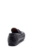 Erkek Deri Kroko Loafer | Derimod