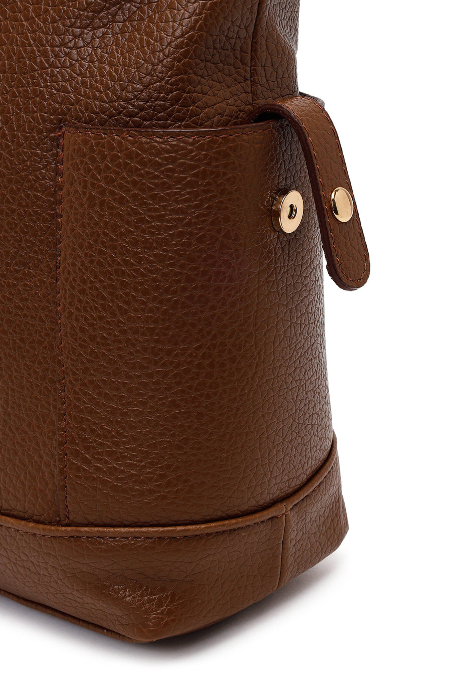 Woman Brown Long-Strap Shoulder Bag