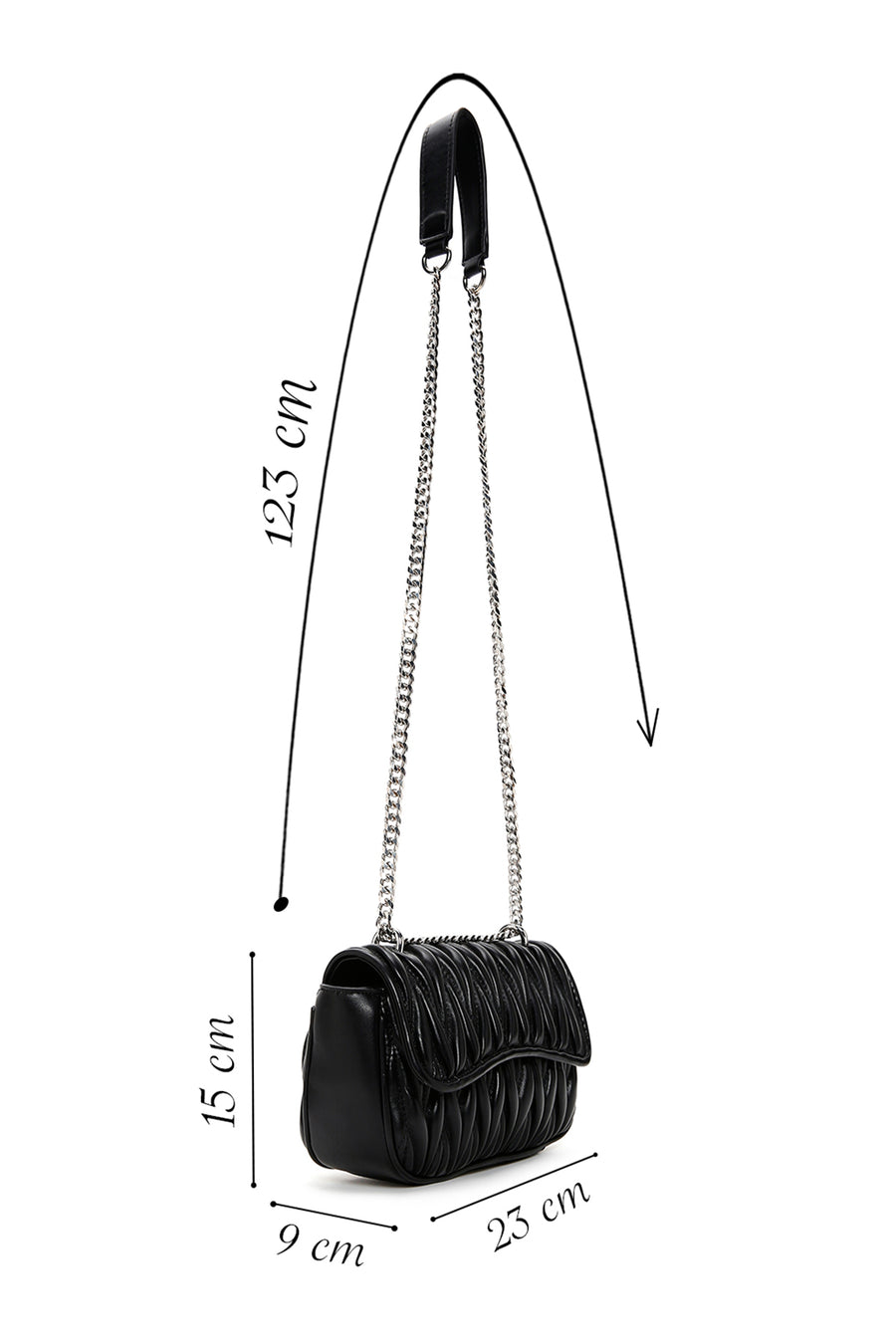 Women's Black Shoulder Bag