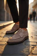 Male Mink Lace-Up Suede Casual Shoes | Derimod
