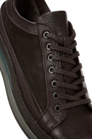 Men's Brown Lace-Up Leather Casual Sneaker | Derimod