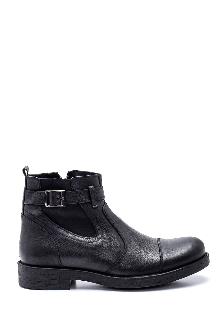 Men's Leather Zippered Boots 21WFD6854FT | Derimod