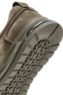 Men's Khaki Lace-Up Suede Leather Casual Shoes | Derimod