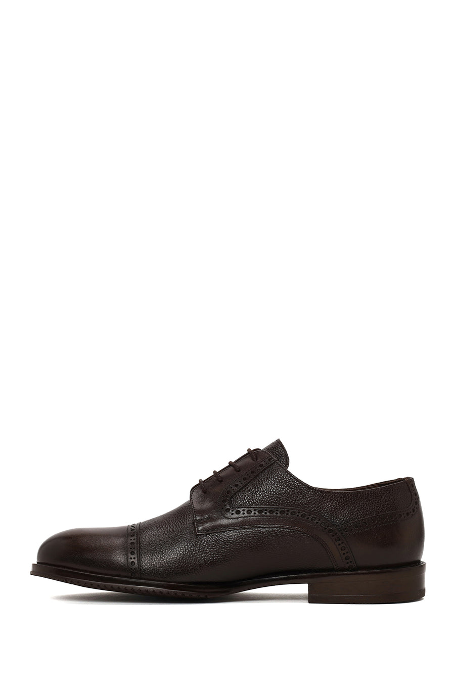 Male Brown Lace-up Leather Casual Shoes