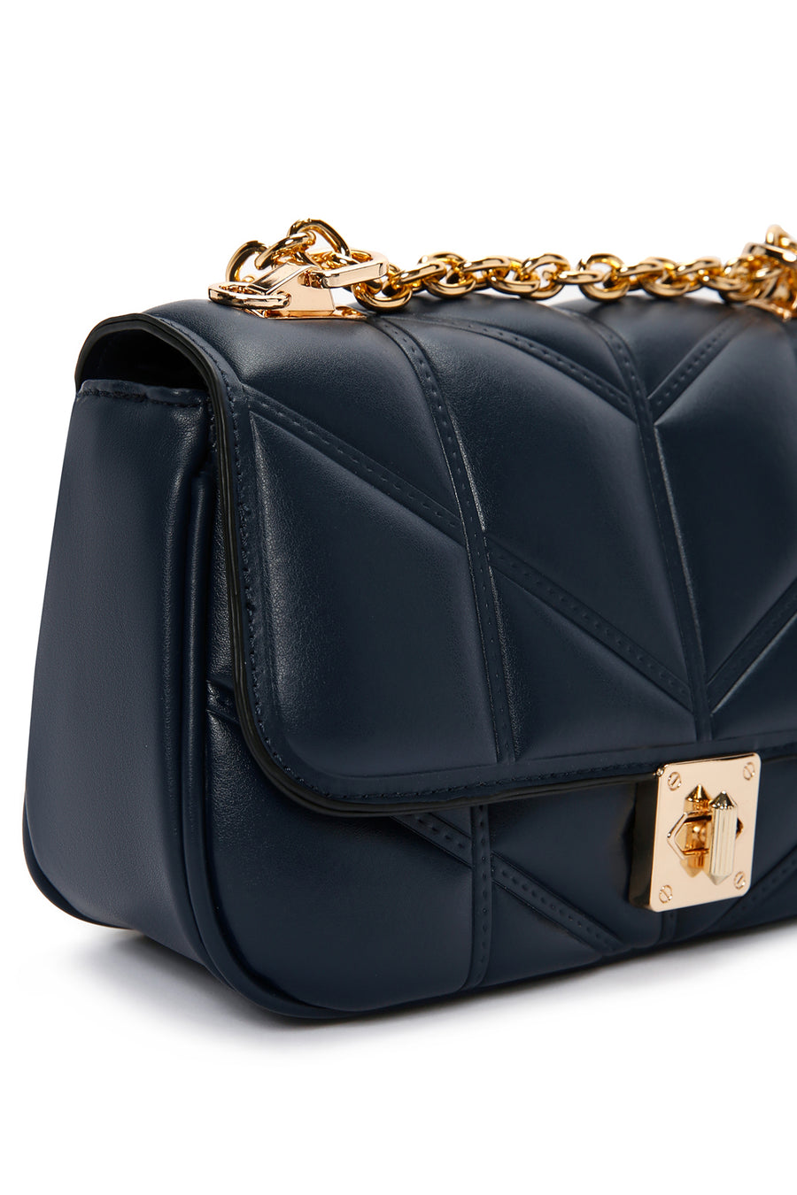 Women's Navy Blue Long Strap Crossbody Bag