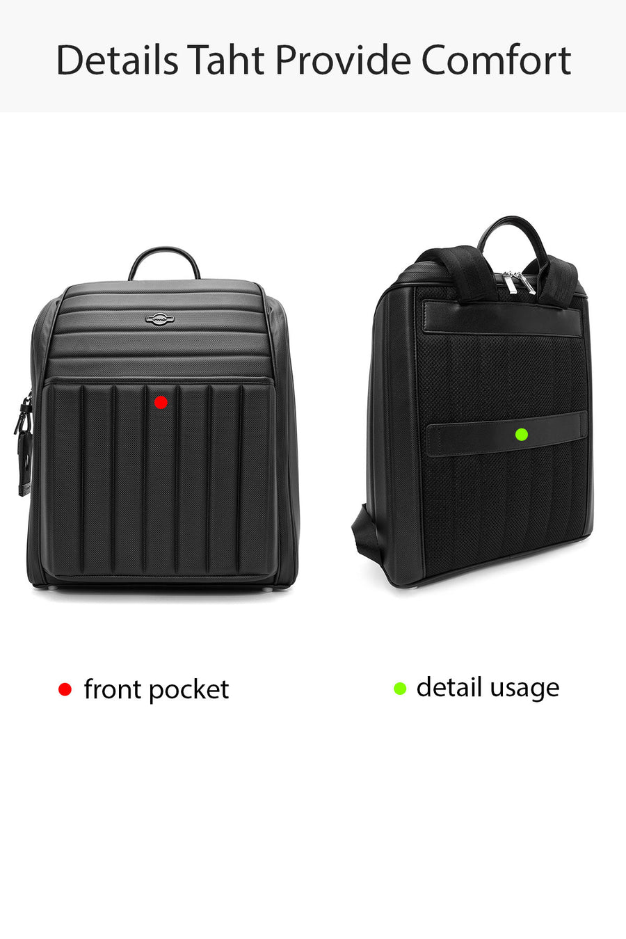 D-Pack Unisex Siyah Kumaş Sırt Çantası