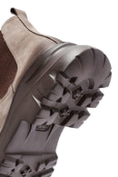 Men's Beige Nubuck Leather Chelsea Boots | Derimod