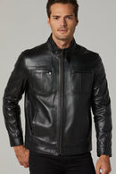 Jeff Men's Leather Jacket | Derimod