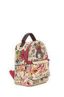 Woman Multicolored Printed Backpack | Derimod