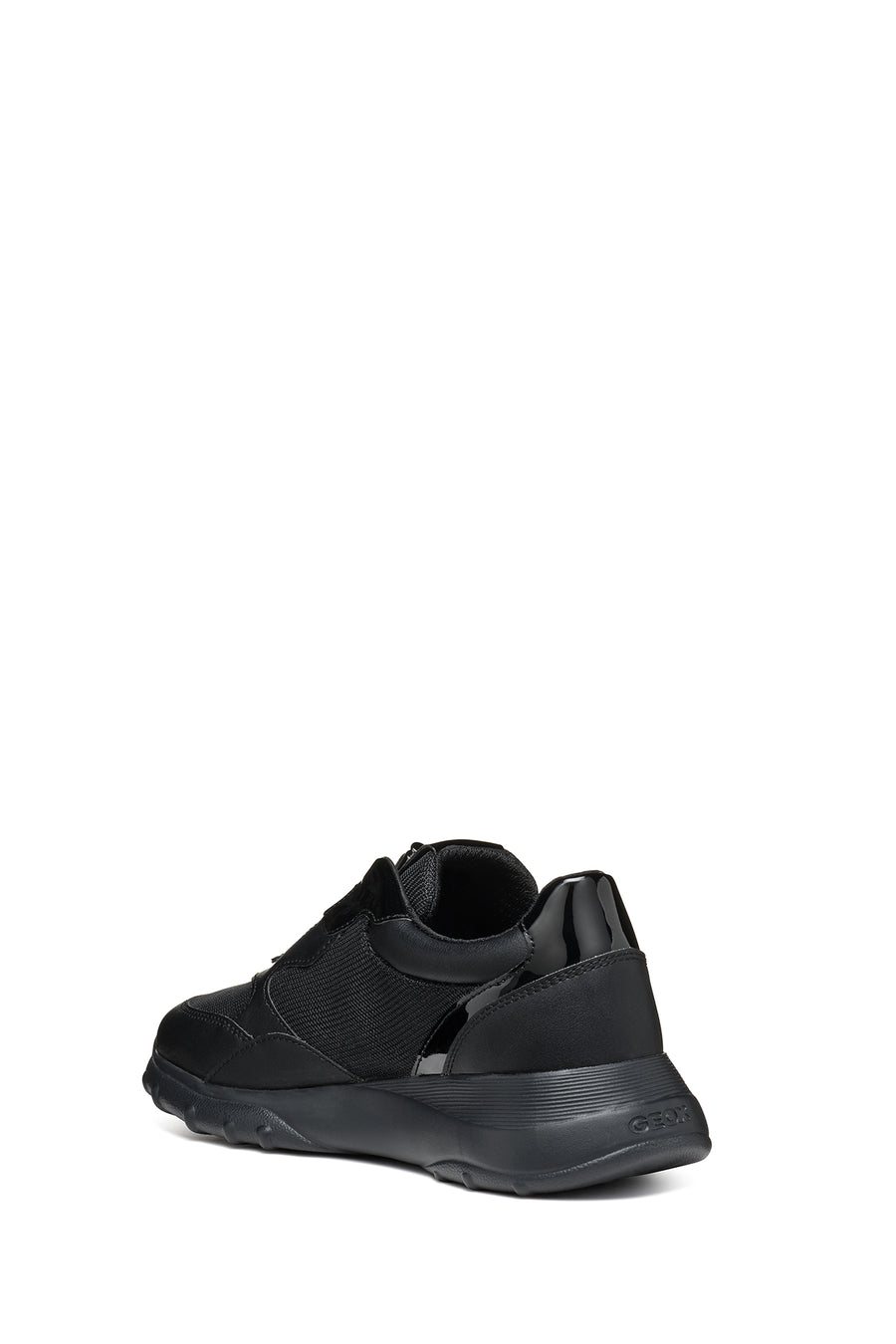 Geox Women's Black Alleniee B Stone Detailed Sneaker