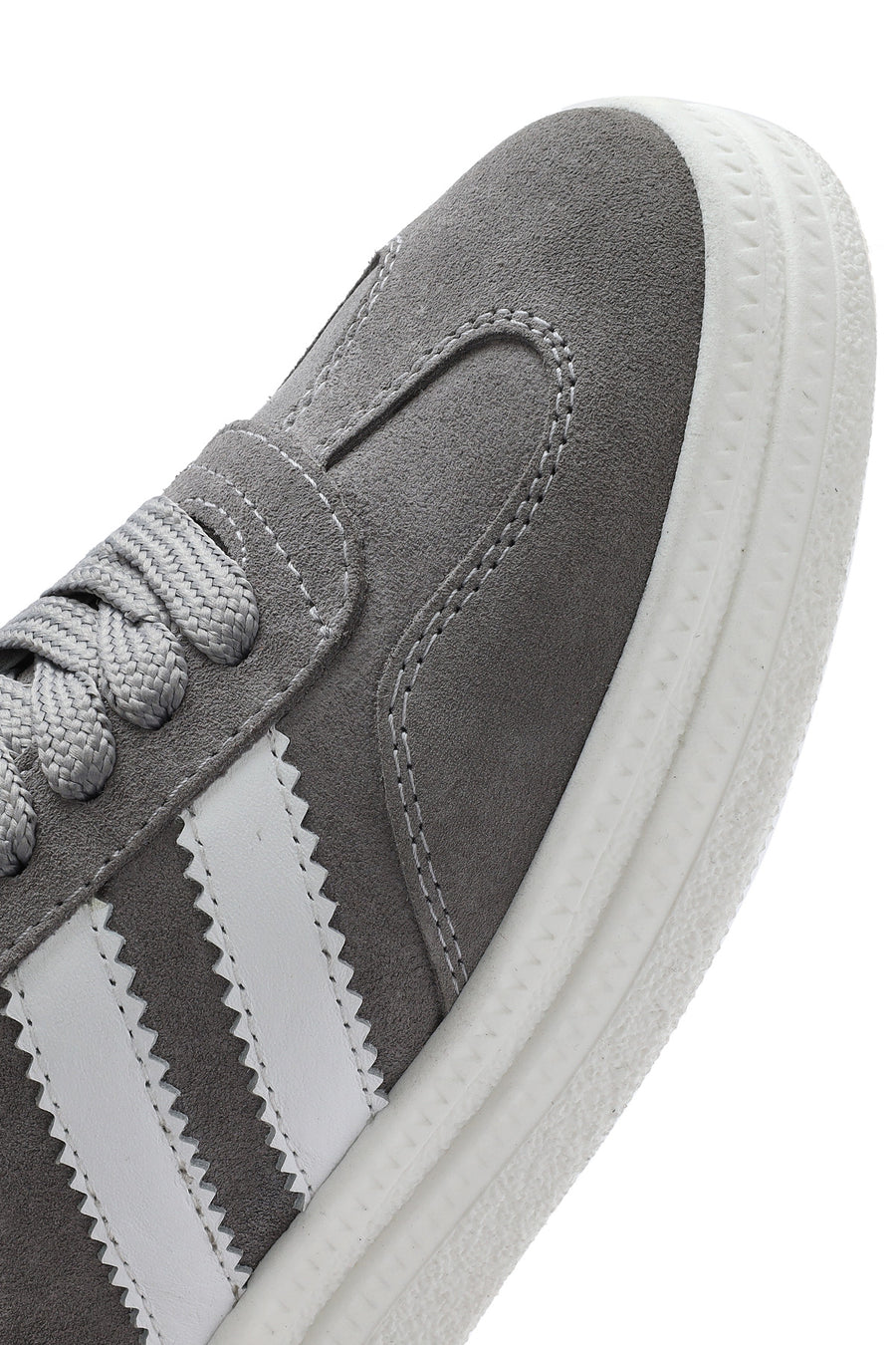 Kadın Gri Bağcıklı Kalın Tabanlı Süet Deri Sneaker