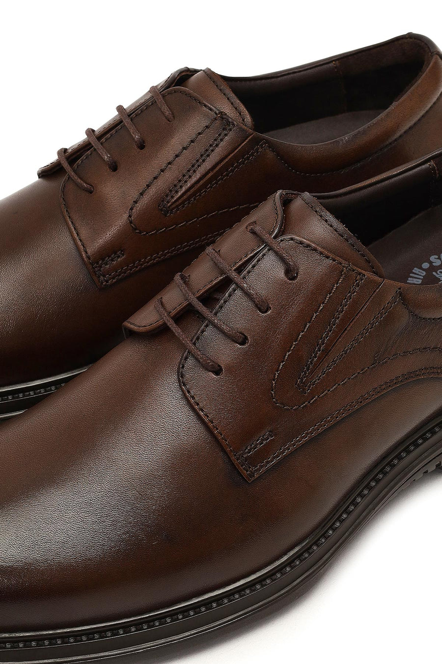 Men's Brown Leather Casual Shoes