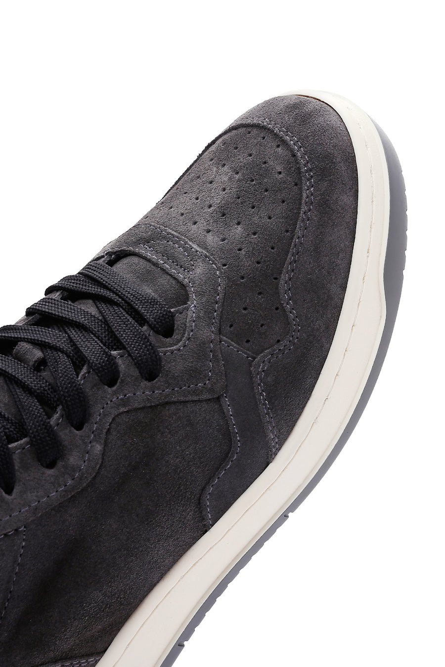 Men's Anthracite Suede Leather Sneaker