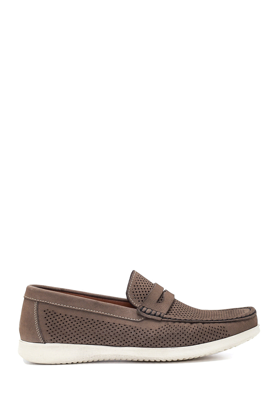 Erkek Deri Nubuk Loafer 22SFD6585V3 | Derimod