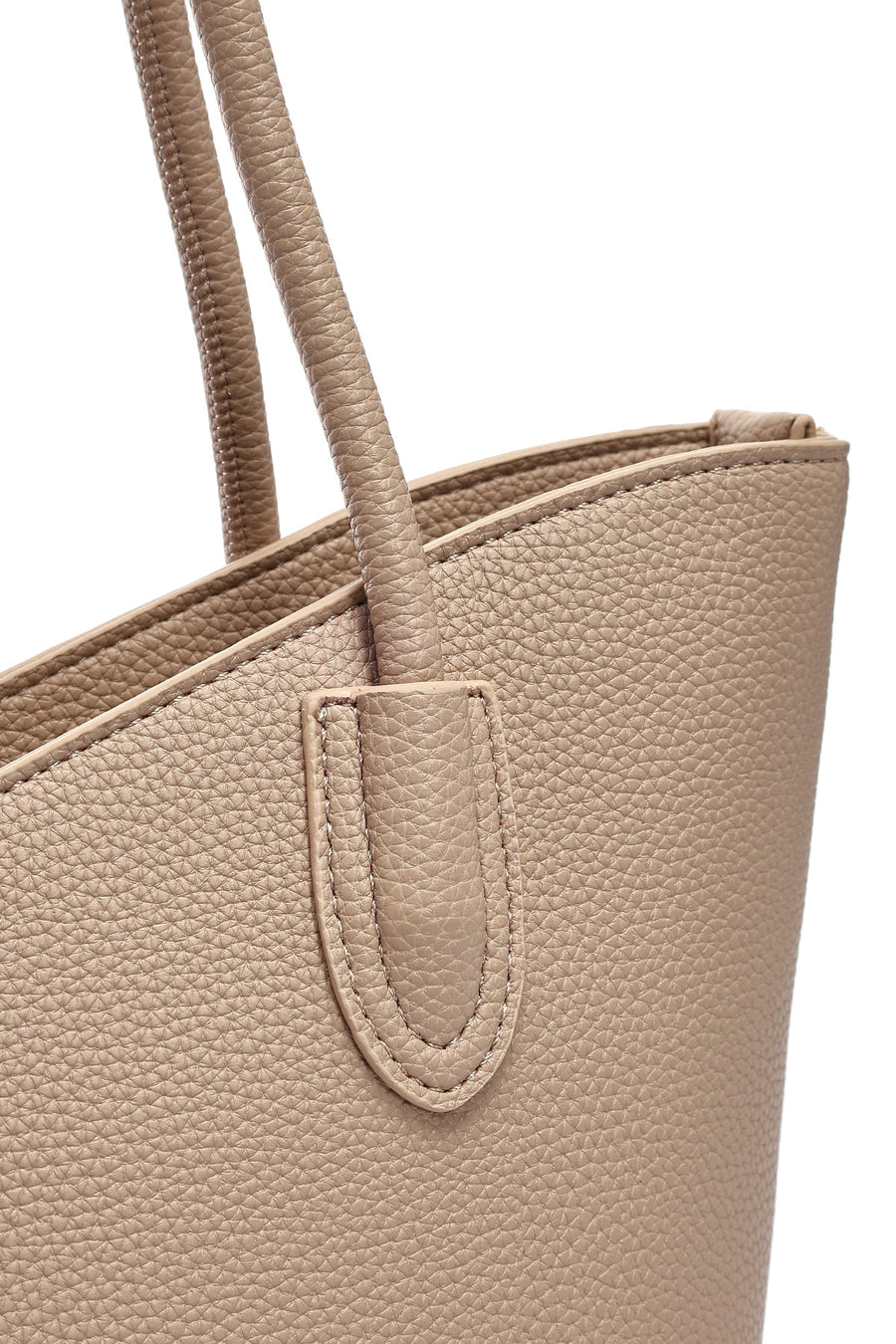Women's Beige Accessory Detailed Shoulder Bag