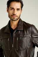 HENRY MEN'S LEATHER JACKET | Derimod
