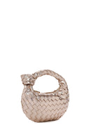 Women's Gold Knitted Shoulder Bag | Derimod