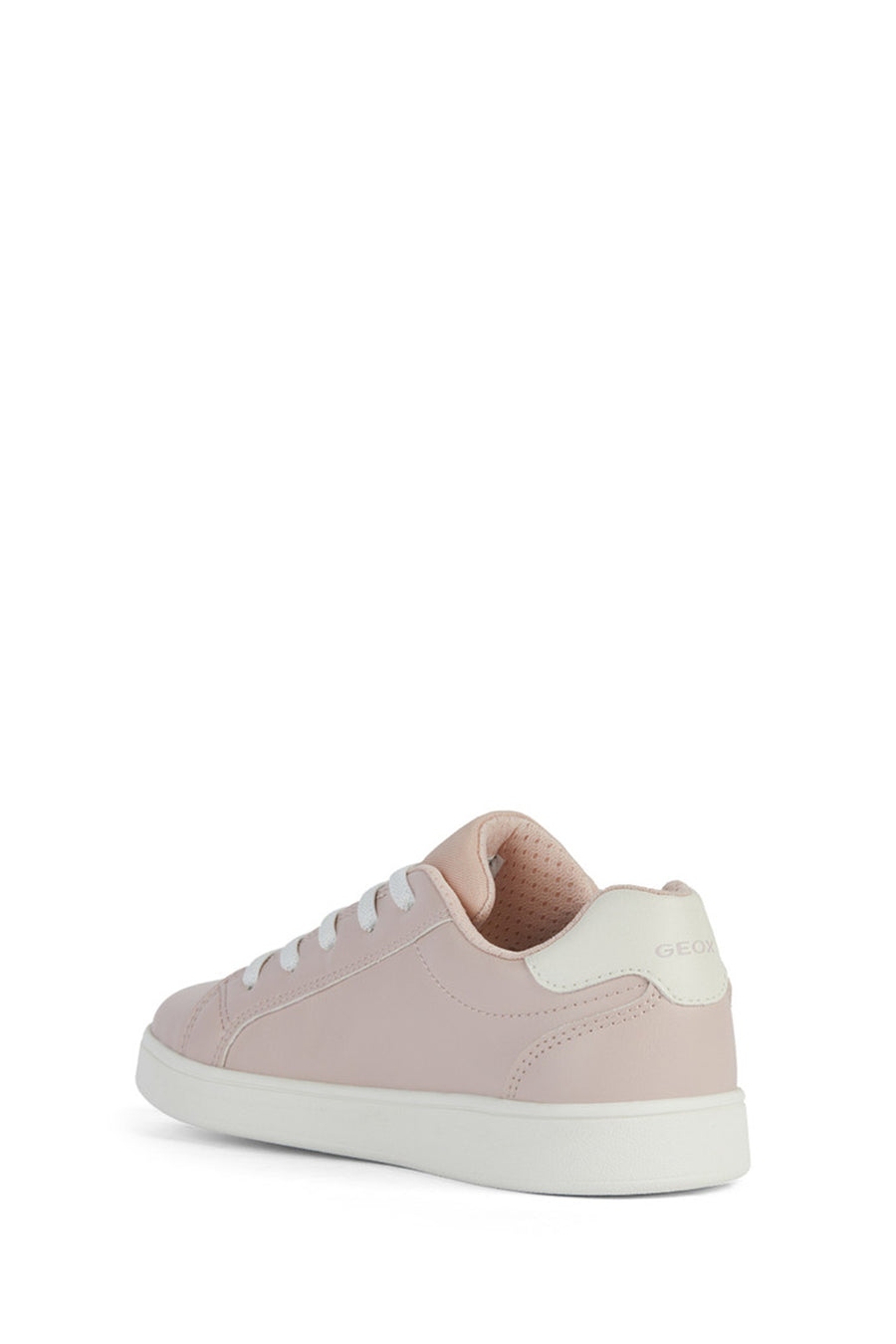 
Geox Girls' Pink Eclyper Lace-up Leather Sneaker
