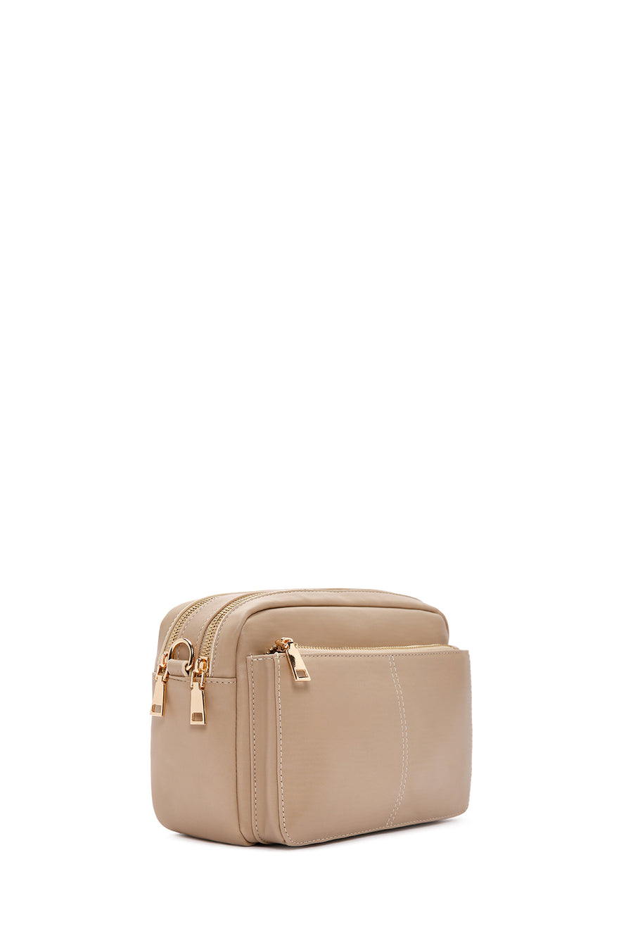 Women's Cream Long Strap Crossbody Bag