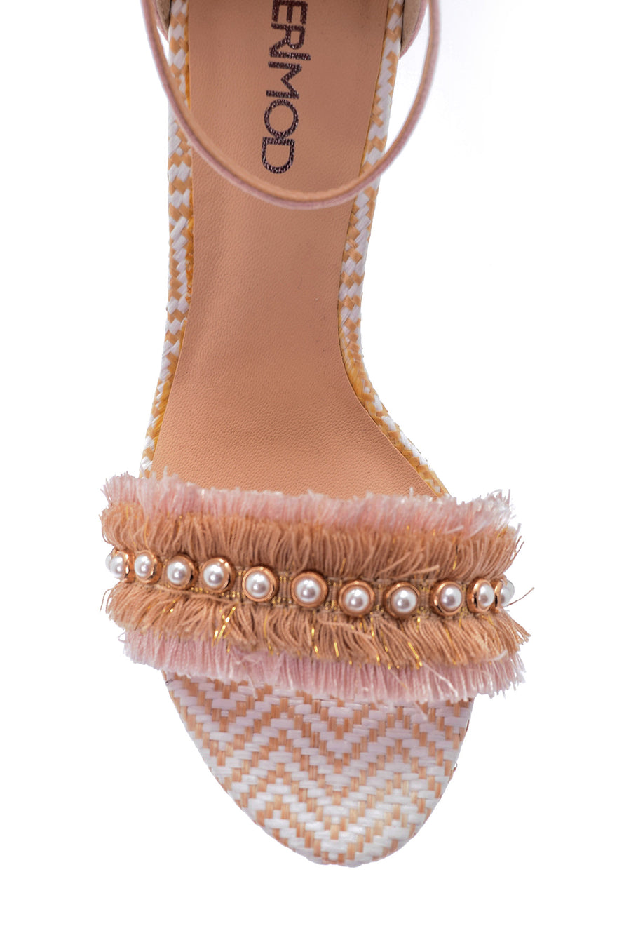 Women's Suede Metal Heel Detailed Shoes