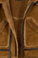 Stokholm Kadın Camel Oversize Teddy Mont | Derimod