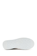 Women's White Lace-Up Thick Soled Sneaker | Derimod