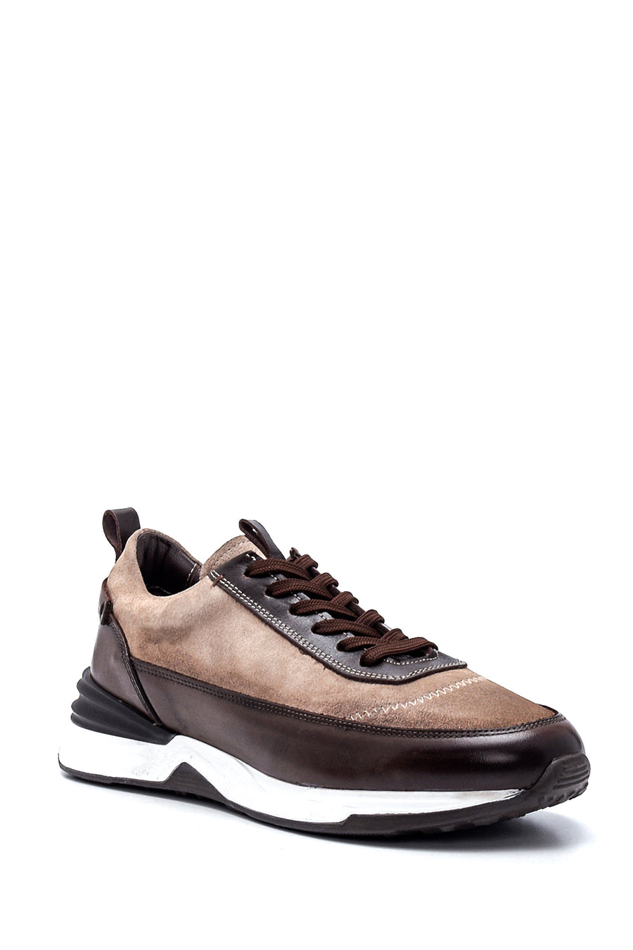 Men's Leather Suede Detailed Sneaker