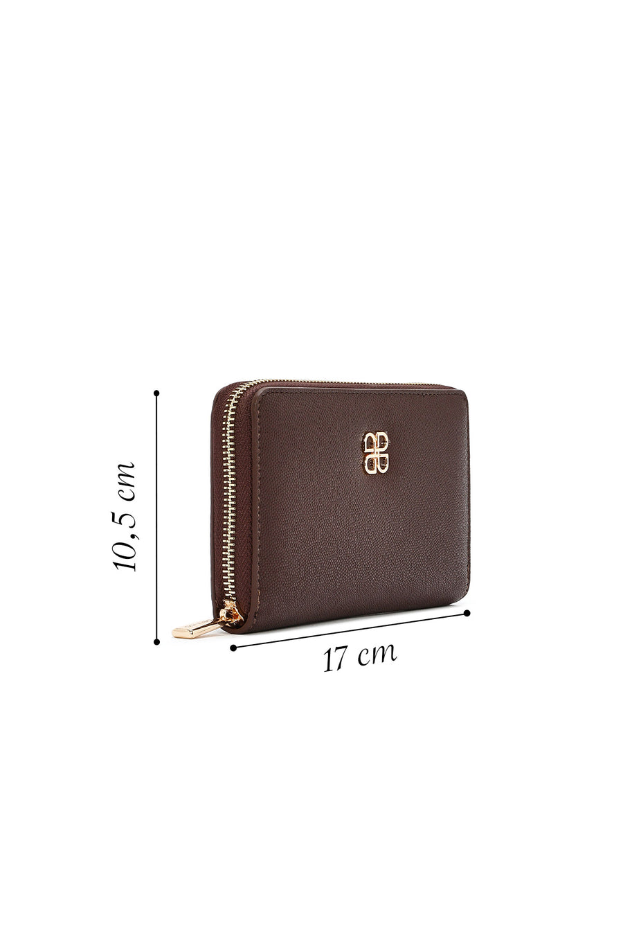 Women's Brown Printed Wallet