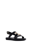 Woman Black Accessory Detailed Sandals | Derimod