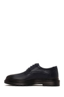 Derimod Fly Erkek Lacivert Bağcıklı Kalın Tabanlı Deri Casual Ayakkabı | Derimod