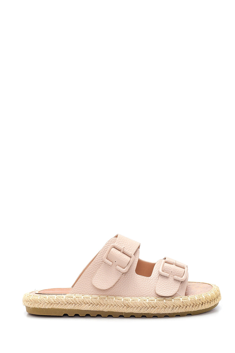 Kadın Bej Hasır Espadril Terlik 22SFE4700FT | Derimod